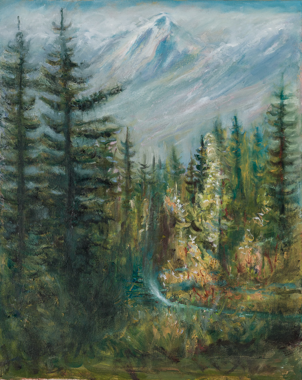 Leila Yassami: paintings on board and canvas