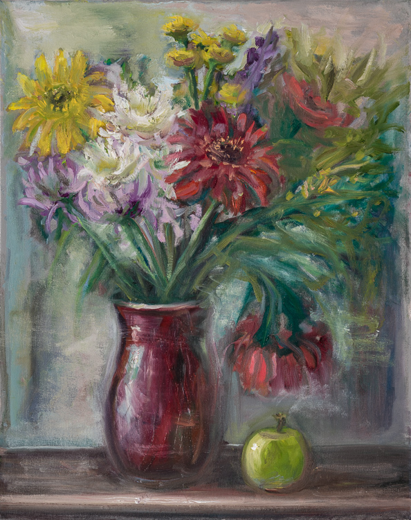 Leila Yassami: paintings on board and canvas